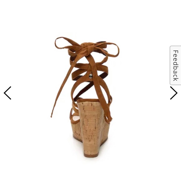 New, unworn Guess Treacy cork platform sandals size 10 - Picture 6 of 10